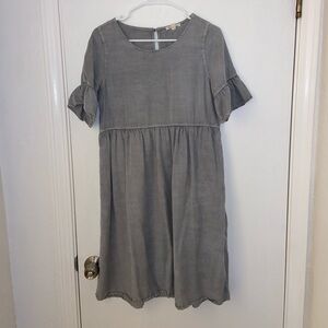 Grey blue dress